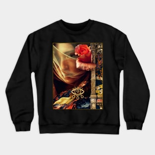 gardens within, part I – the heart of a rose Crewneck Sweatshirt